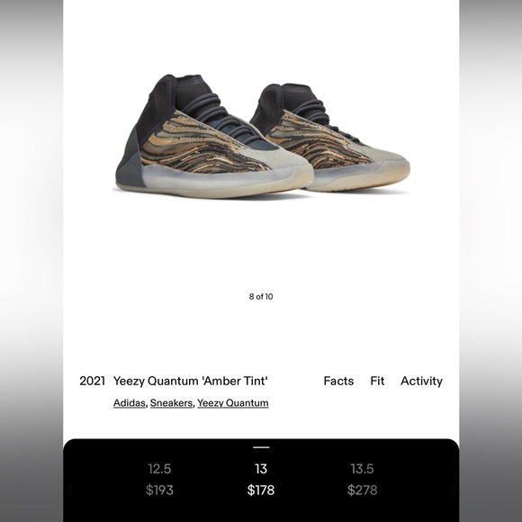 2021 Yeezy Quantum 'Amber Tint - Picture 1 of 10